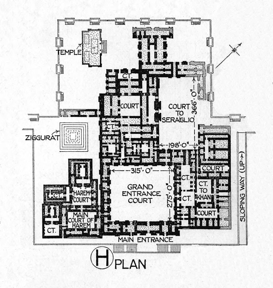 Дворец в Пилосе план