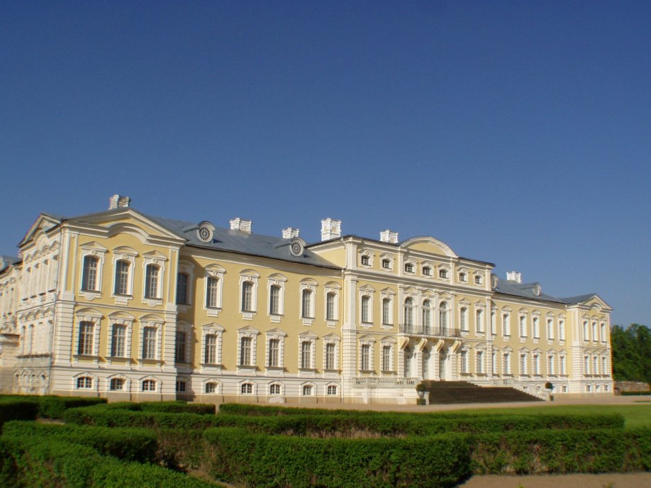 Замок Рундале в Латвии