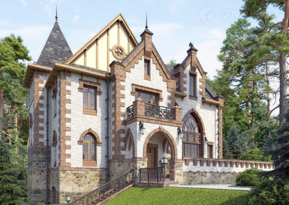 Загородный особняк в замковом стиле