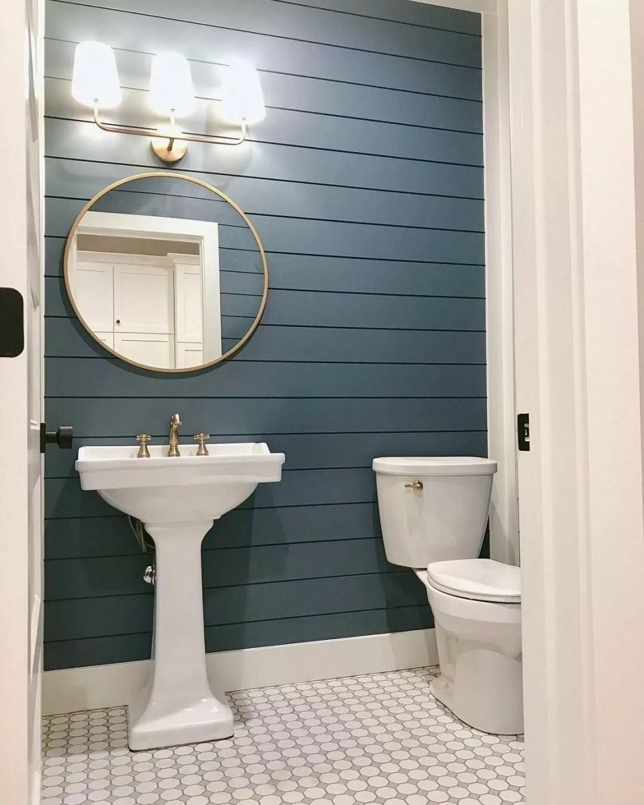 Ванная комната имитация бруса