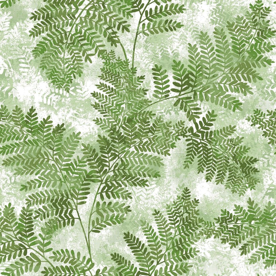 Фреска листья папоротника