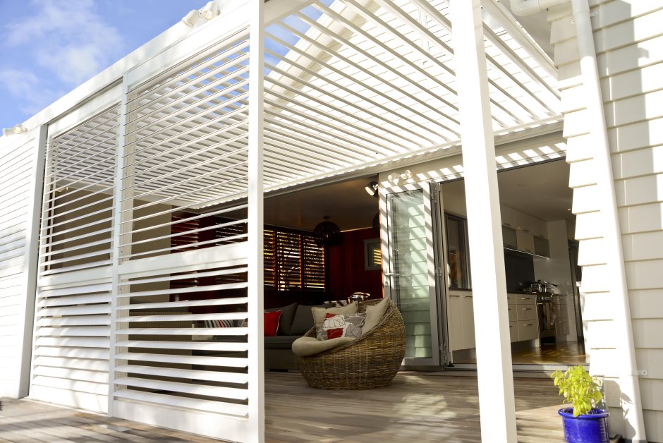Modern Windows in Yard