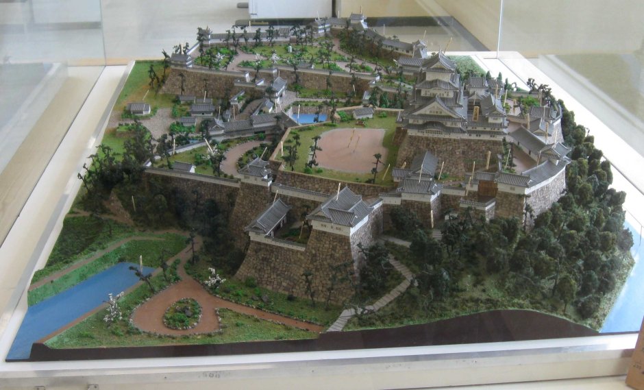 Замок Химэдзи диорама