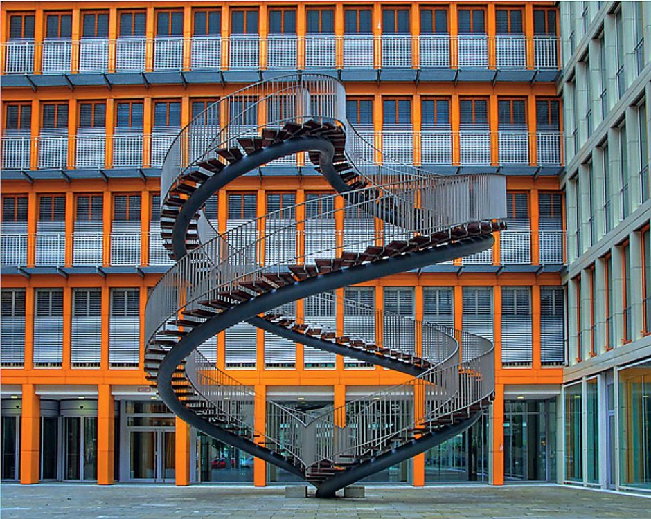 Лестница перезапись в Мюнхене
