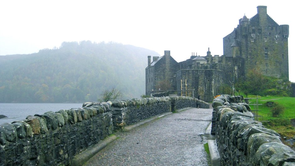 Замок Керлаверок Шотландия
