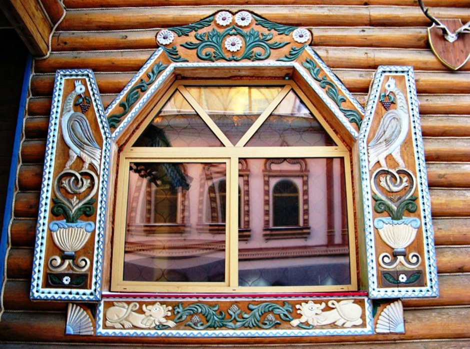 Деревянное зодчество Томск окна