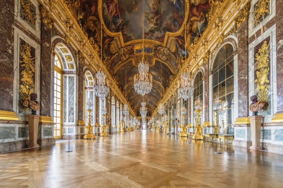 Версаль зеркальная галерея Версальского дворца