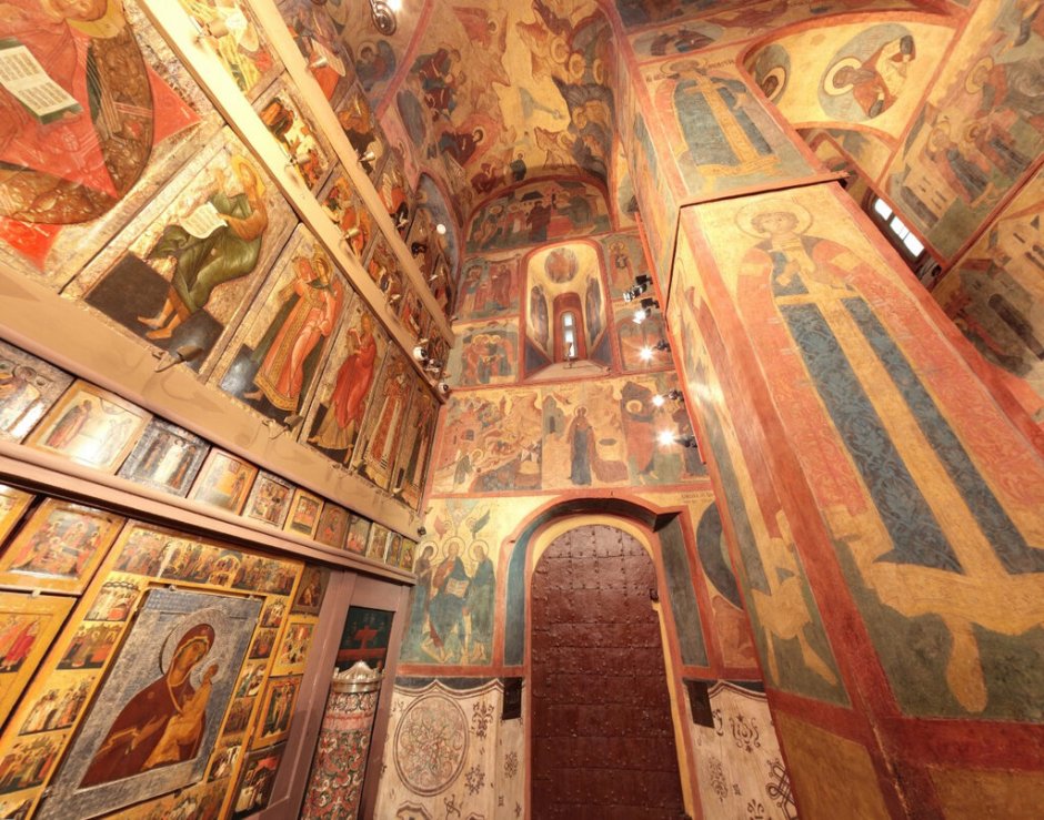 Церковь Ризоположения Московский Кремль внутри