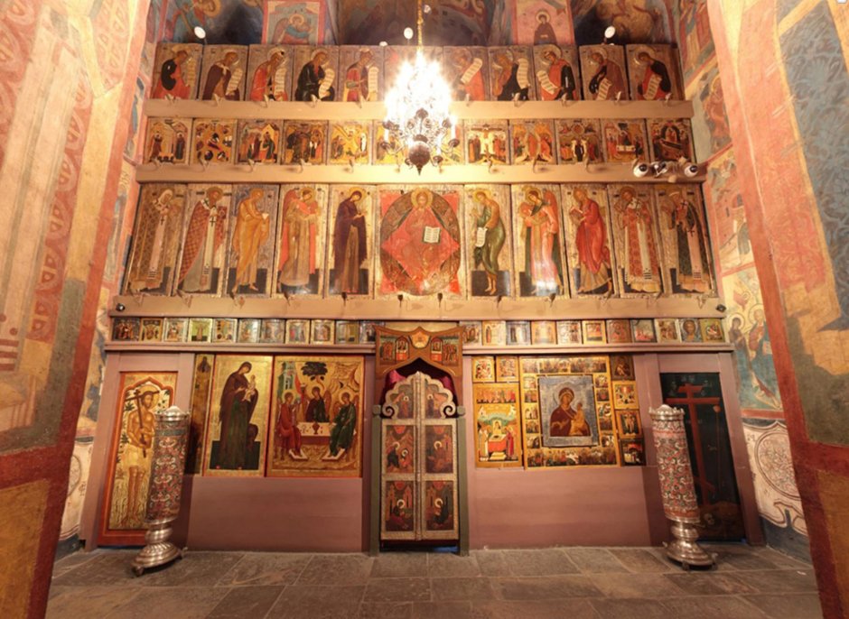Успенский собор Ростов внутри