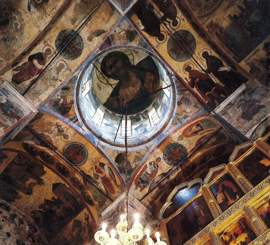Фрески церкви Ризоположения Московского Кремля