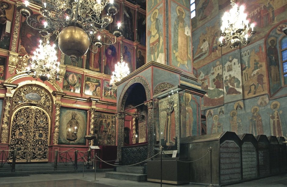 Благовещенский собор Московского Кремля интерьер