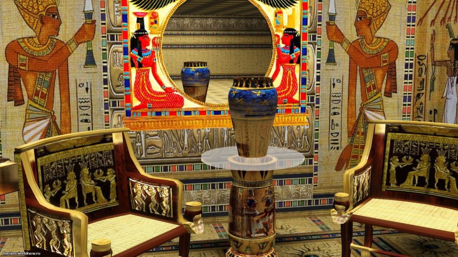 Интерьер дворца фараона Египта