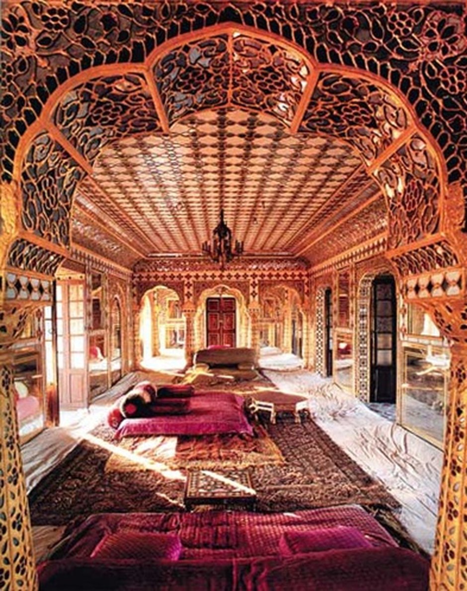Индийский интерьер во Дворце Махараджи