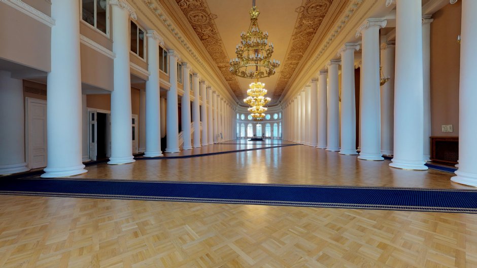 Русский классицизм, Павловский дворец, греческий зал