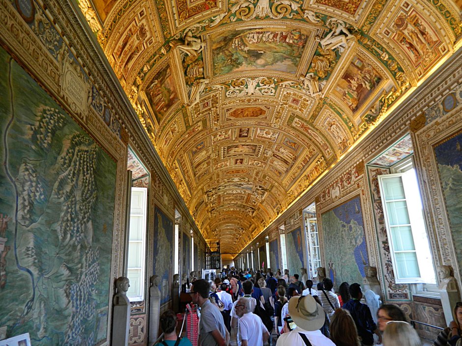 Галерея карт в Ватикане