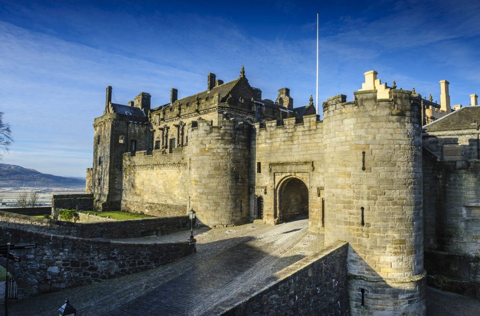 Stirling Castle в Шотландии