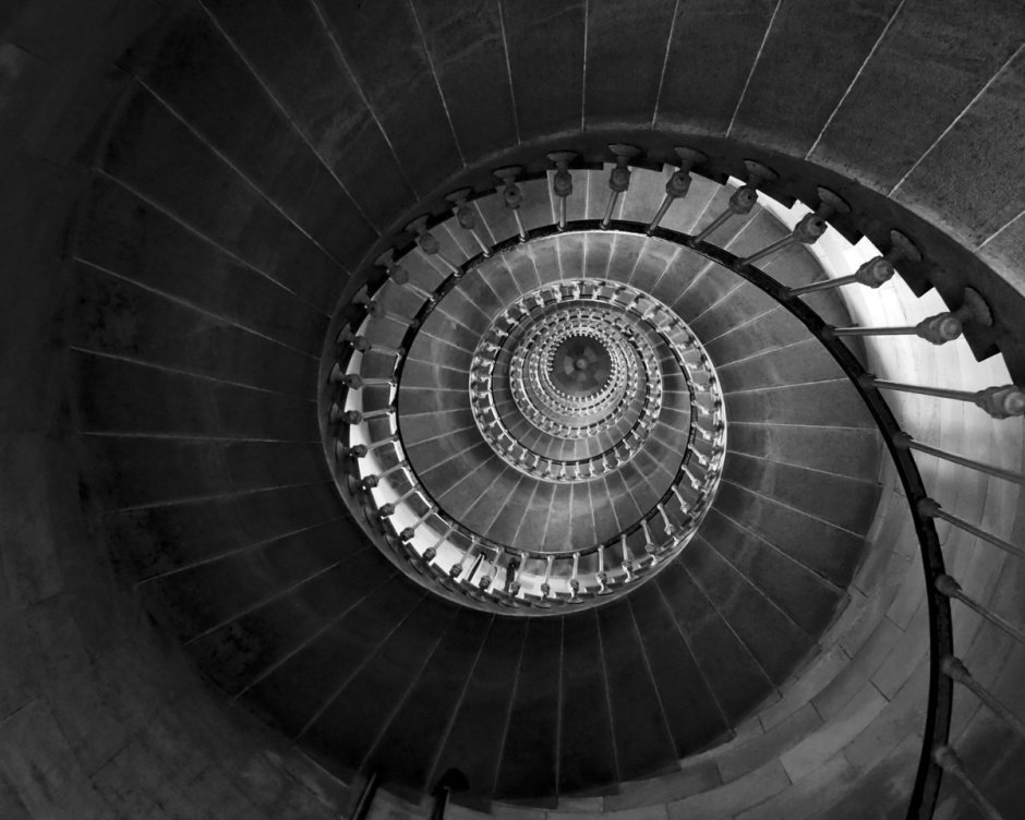 Спиральная лестница в Ватикане