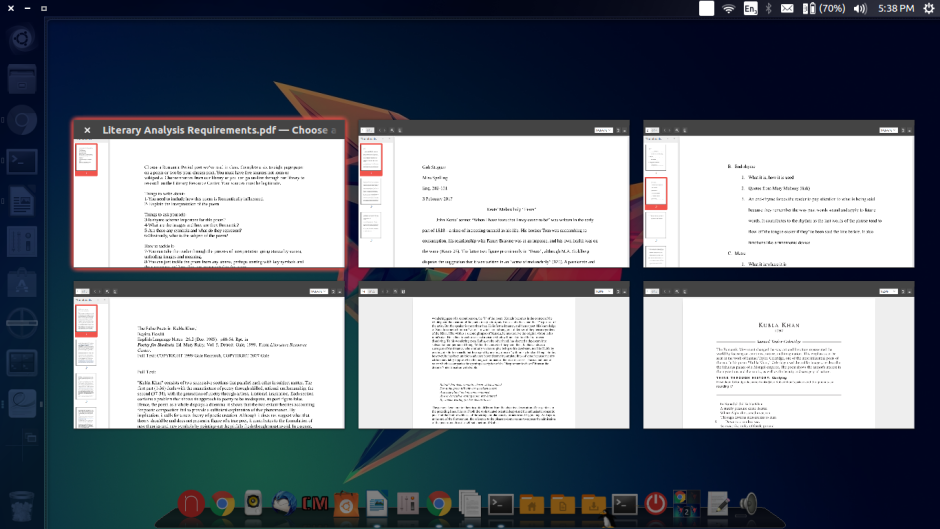 Убунту окна