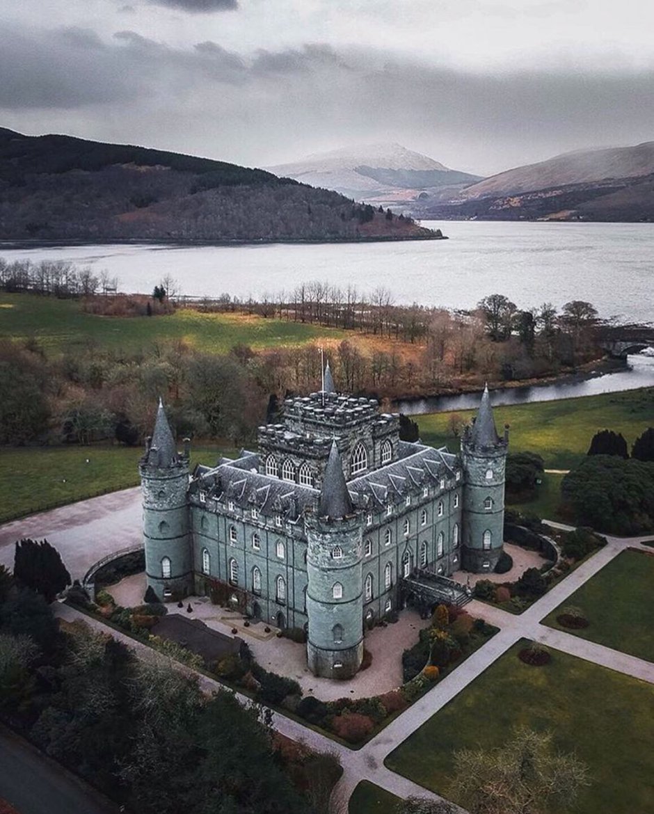 Замок Лаллиброх Шотландия
