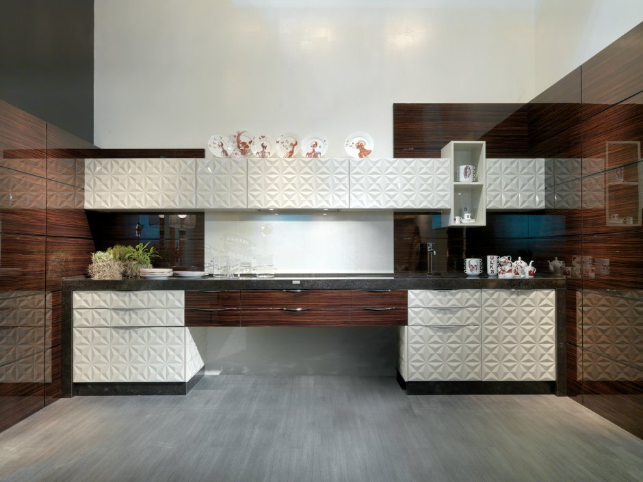 Кухни с 3d фасадами