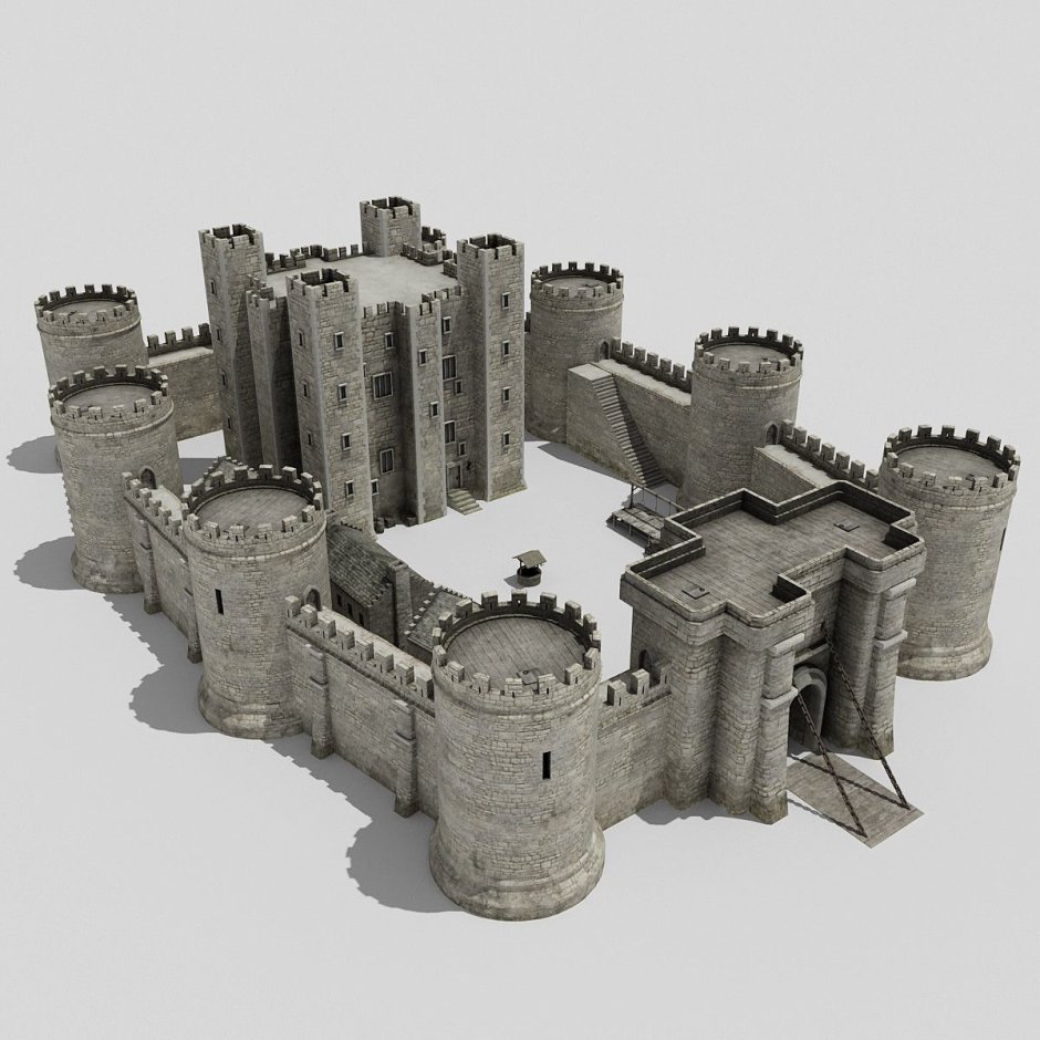 Замок средневековья