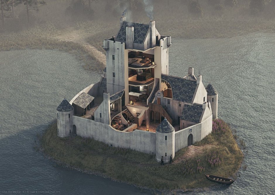 Дом замок башня донжон
