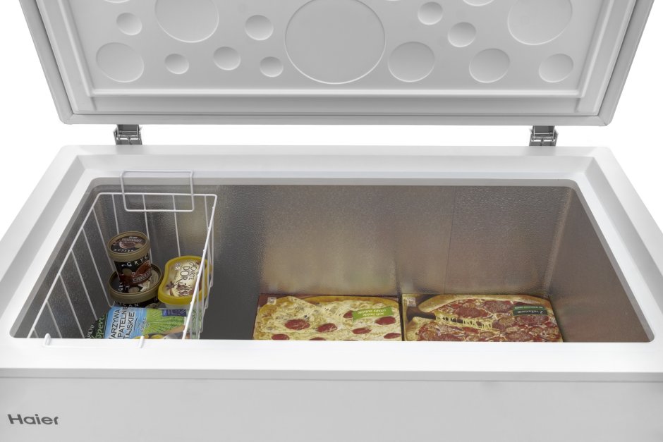 Haier морозильная камера с металлическими вставками