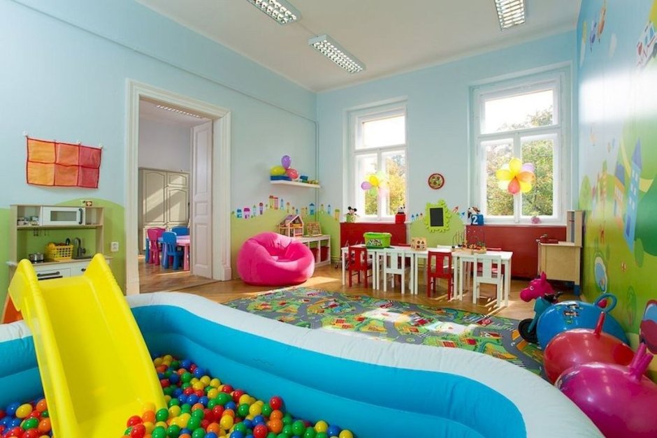 Игровая комната для годовалого ребенка
