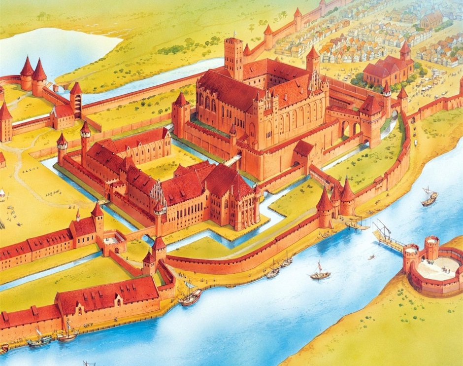 Замок Мариенбург реконструкции
