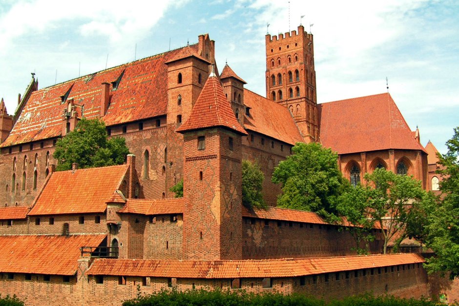 Мальборкский замок в Польше