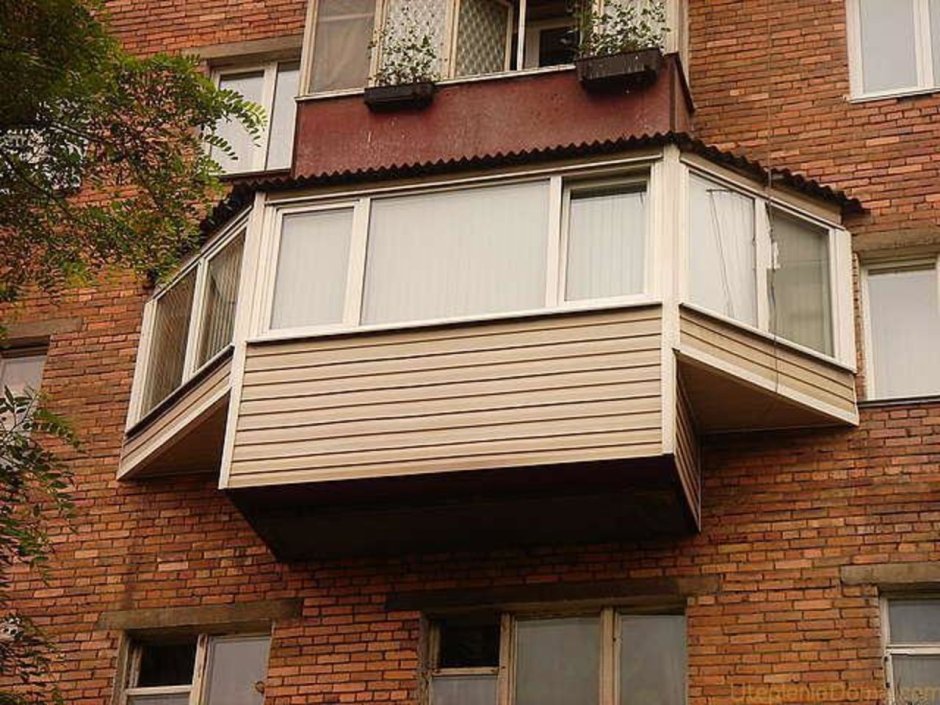 Наружная отделка балкона