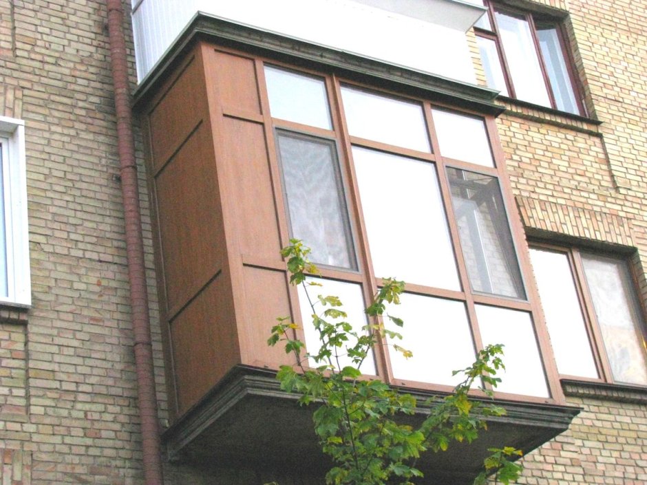 Балкон в стиле лофт п 44т