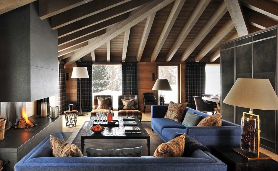 Luxury Ski Chalet Interior