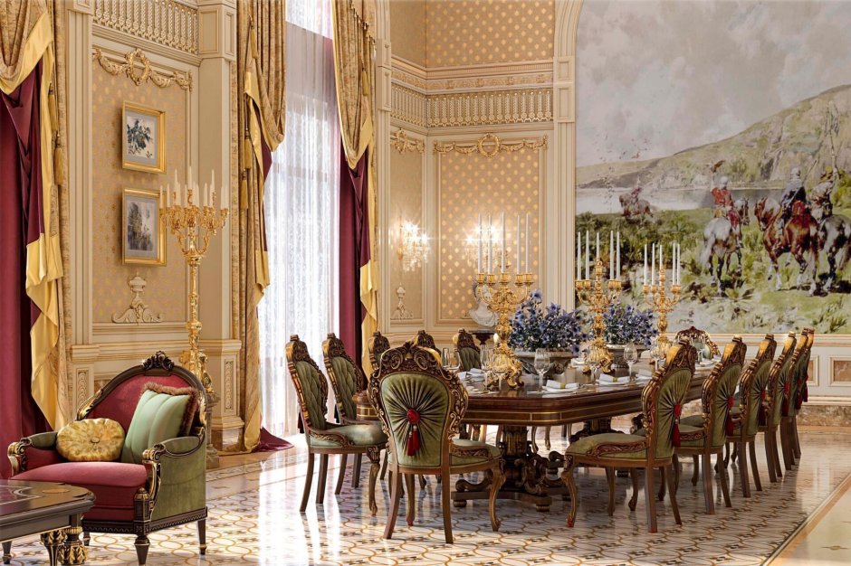 Королевская гостиная Luxury Antonovich Design