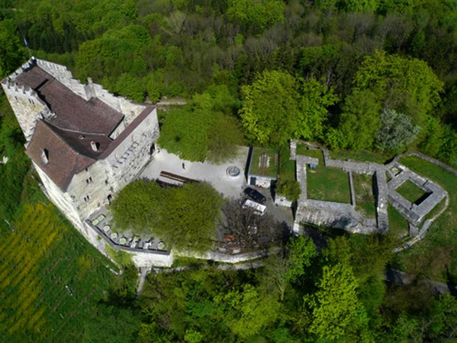 Замок Габсбург Швейцария внутри