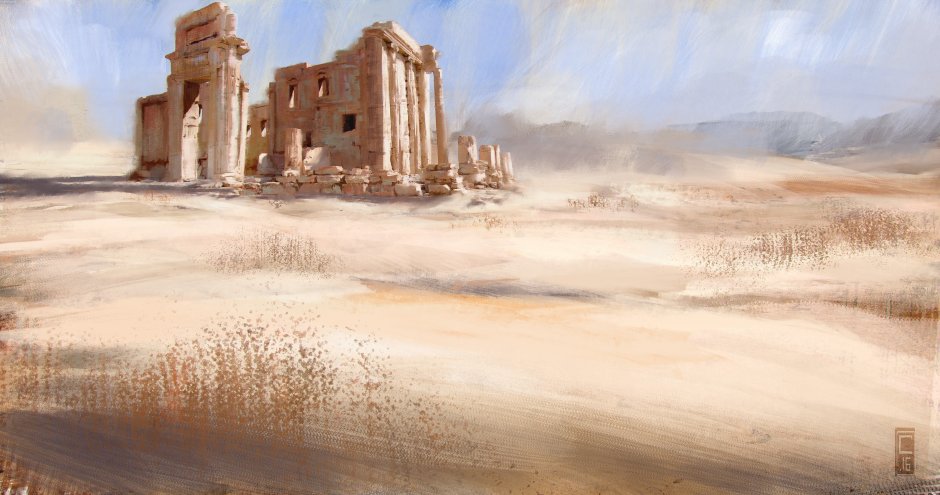 Руины в пустыне