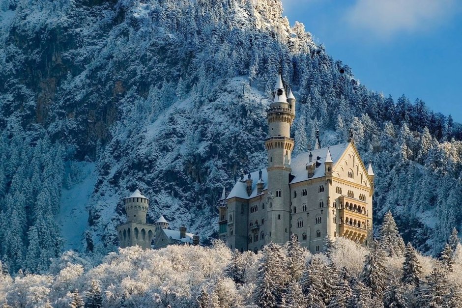 Бавария Германия зимой