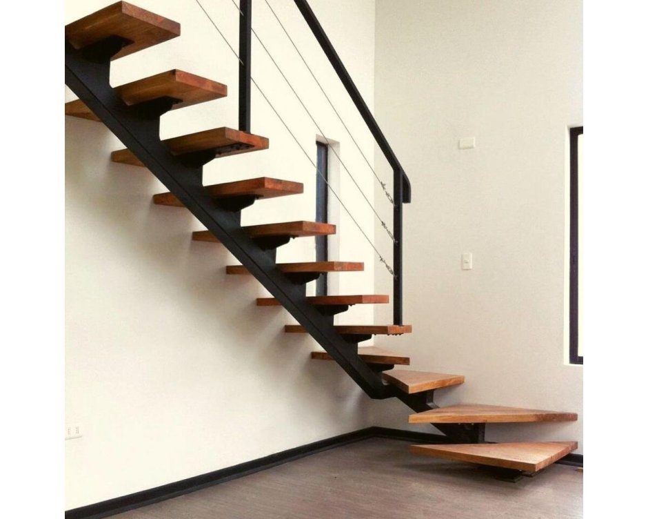 Лестница в доме в стиле лофт