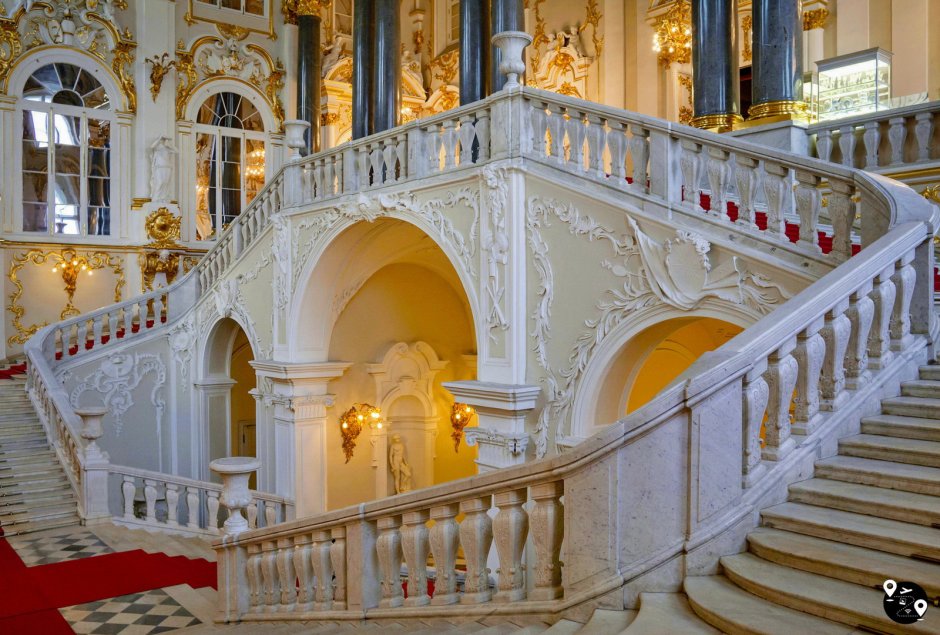 Церковная лестница Эрмитажа в Санкт-Петербурге