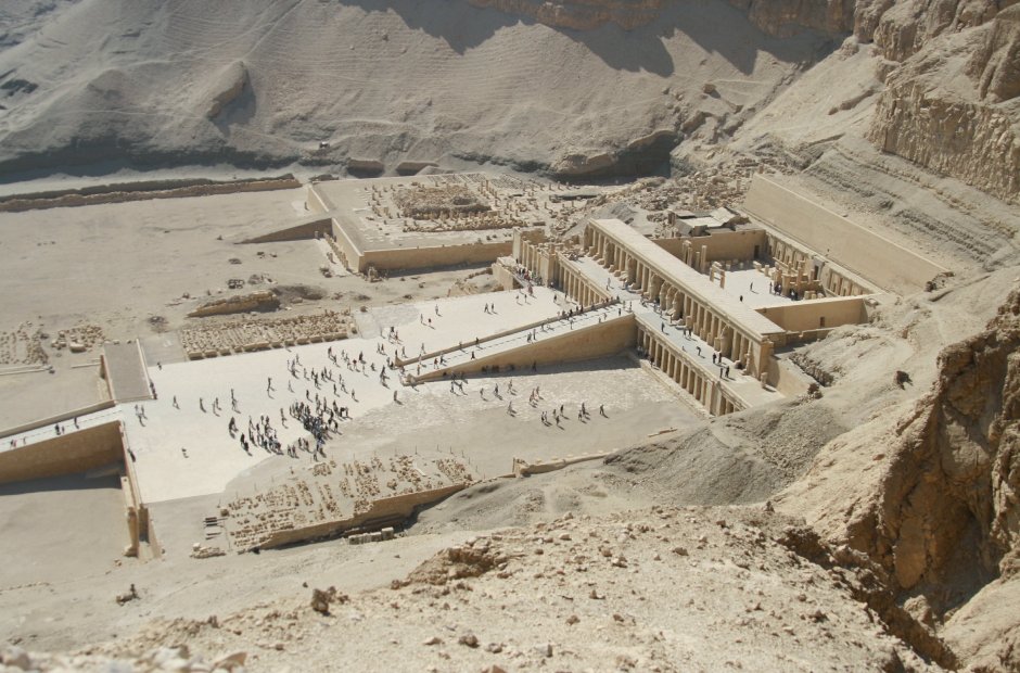 Храм Хатшепсут старинная фотография