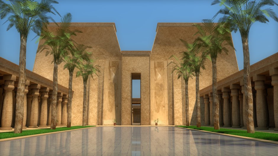 Дворец хатшепсут в египте
