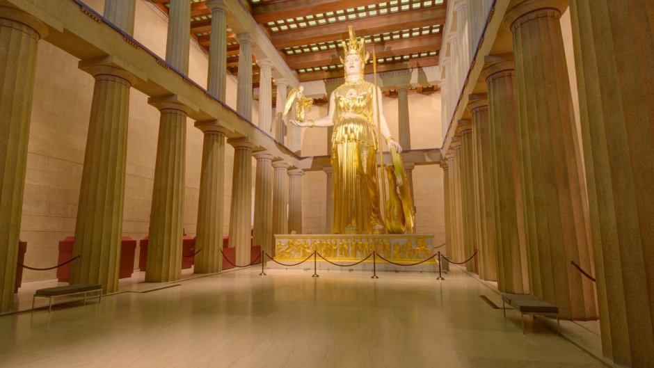 Парфенон статуя Афины реконструкция