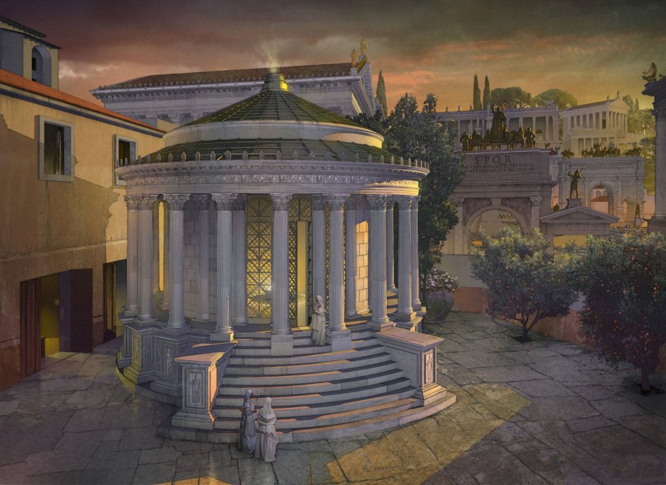 Храм Весты в древнем Риме
