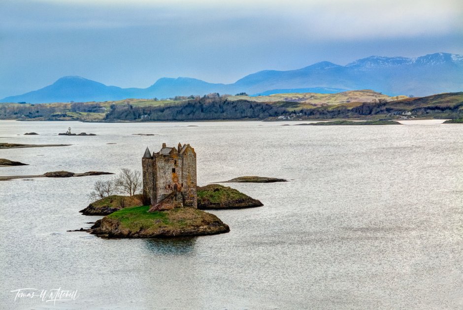 Замок Stalker Шотландия
