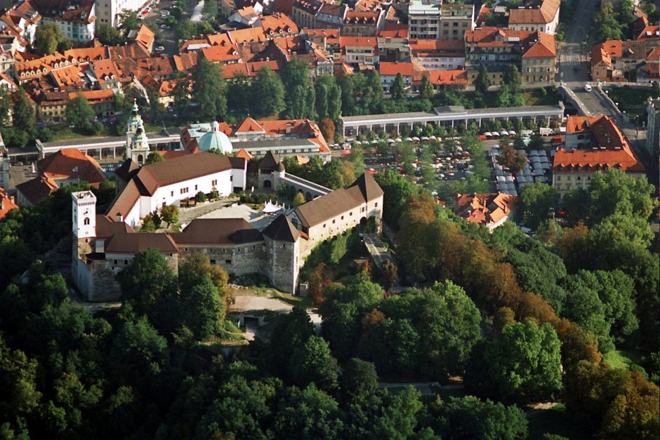 Люблянский замок внутри