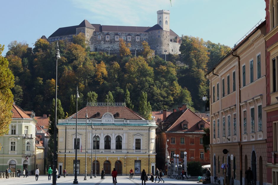 Любляна крепость на Холме