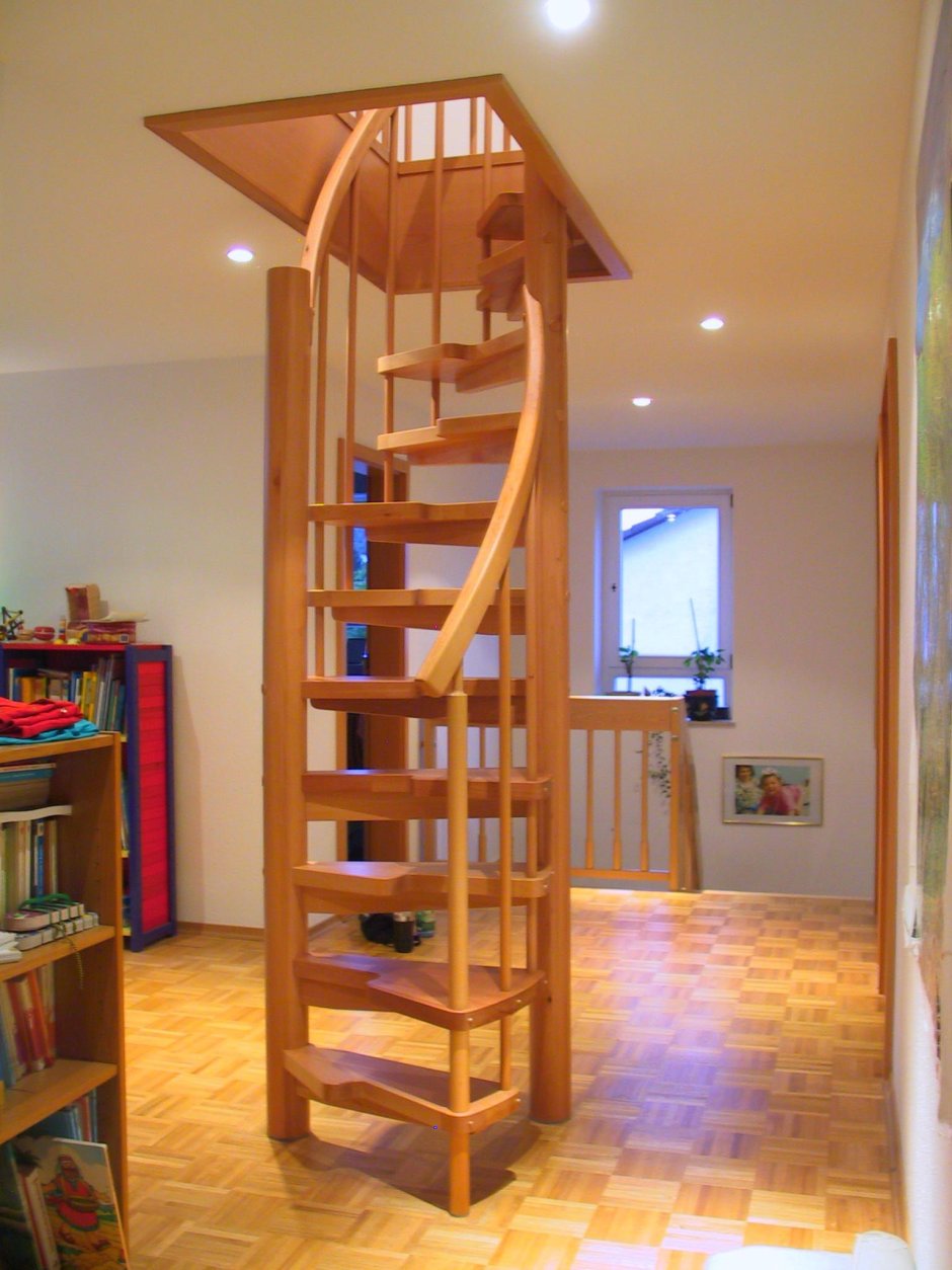 Винтовая лестница модель