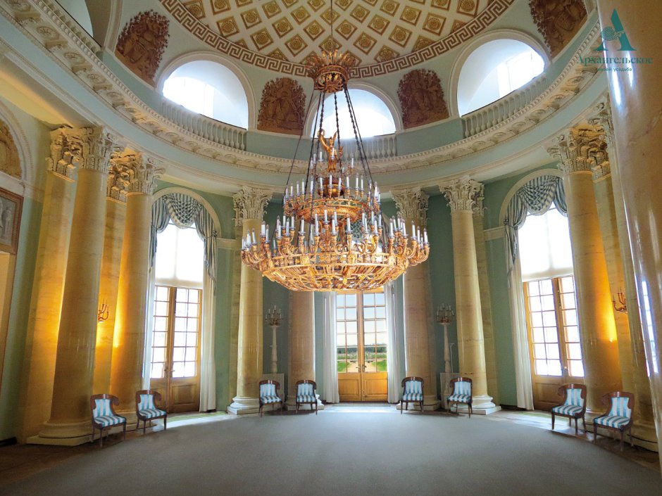 Купольный зал Зубовский Екатерининского дворца