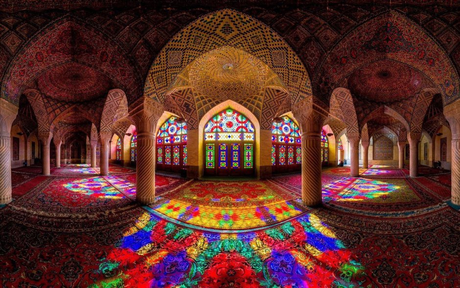 Иран мечеть Насир-Аль-Мульк снаружи