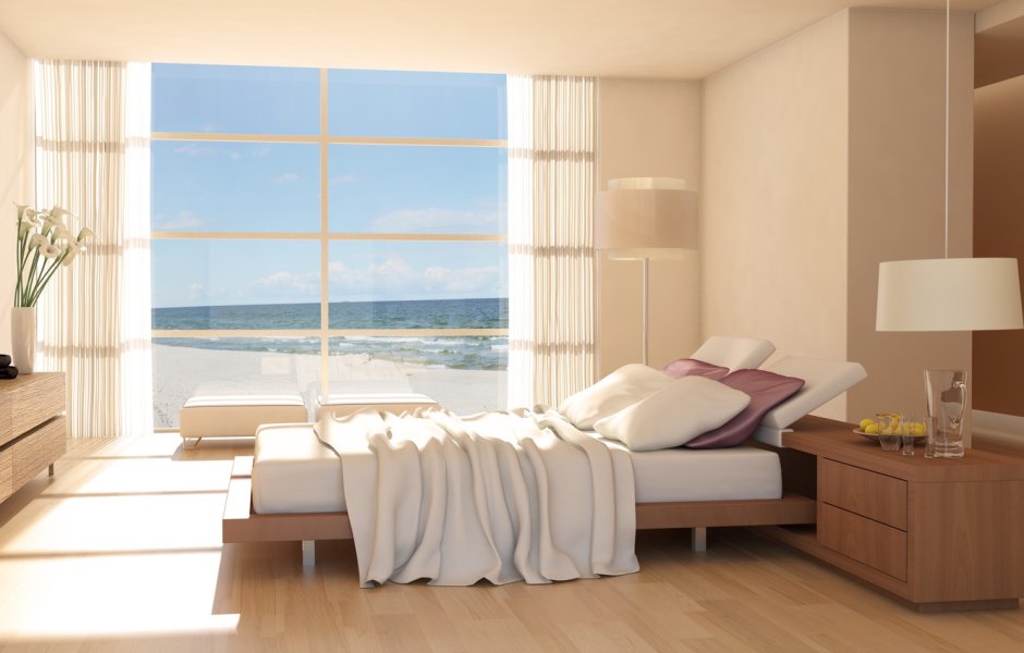 Интерьер спальни в современном стиле фото